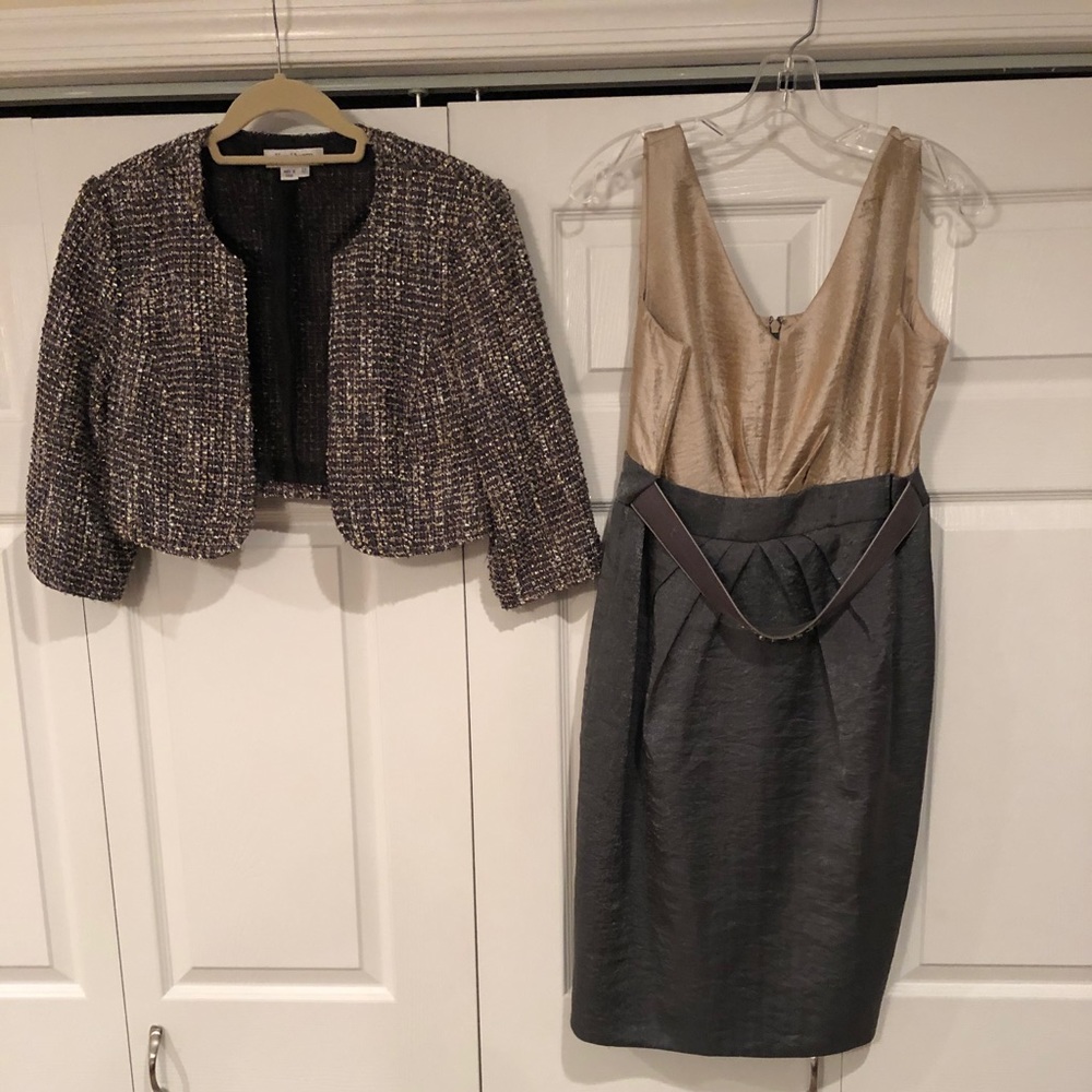 Kay Unger two piece cocktail dress